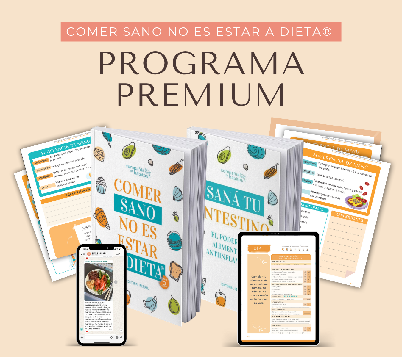 Programa Comer sano no es estar a dieta® — Versión Premium