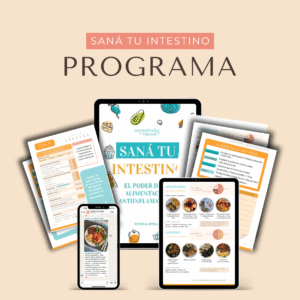 Programa digital + Ebook + Acompañamiento 7 días - Saná tu Intestino
