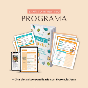 Programa Sana tu intestino Guía práctica + Plan Guiado de 7 días + 2 recetarios digitales de regalo